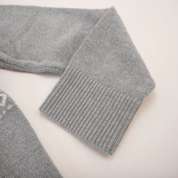 Disney Jumping Bean Little Boy sz 5 Mickey Mouse Knit Sweater Gray Cotton Blend - Picture 9 of 11